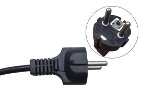 2 Prong / 3 Prong Computer Mickey Mouse Power Lead , Appliance Extension Cord