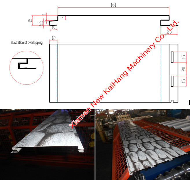 Pre Painted Color Ceiling Roll Forming Machine With Punching Tooling