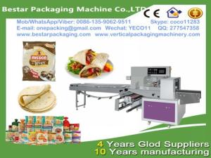 Bestar easy operation papadam horizontal packing machine,papadam flow pack with nitrogen making machine