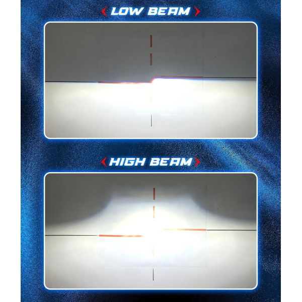 5500k High Low Beam Car Headlights 3.0 Inch Direct Shot With Turning Assistant