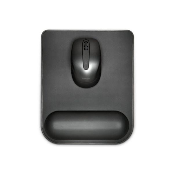 Quality Ergonomic Nontoxic PU Leather Mouse Pad With Wrist Rest Durable for sale