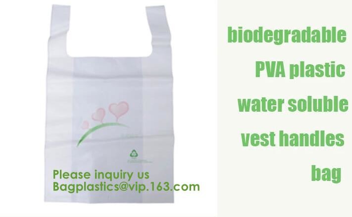 Eco Friendly Compostable Dog Poop Bags Shopping Bags Supermarket Shopping Bags T-Shirt Bags Compostable Bags Trash Bags