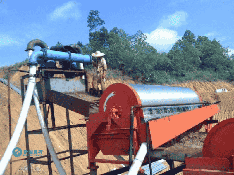 Dry Magnetic Separator 0.4mm-0.8mm Wet Magnetic Separator For Fine Particles
