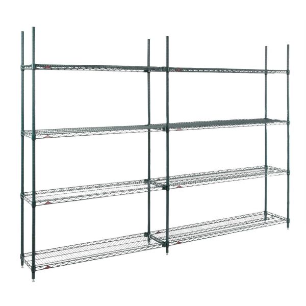 Chrome Industrial Wire Shelving , 5 Tiers ESD Rack PCB Wire Mesh Shelving System For Electronics Industry