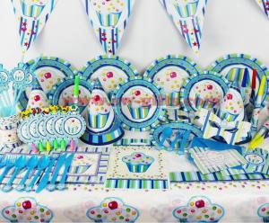 New Arrival Kids Birthday Party Decaction Sweet Ice Cream Theme Party Decoration Favors