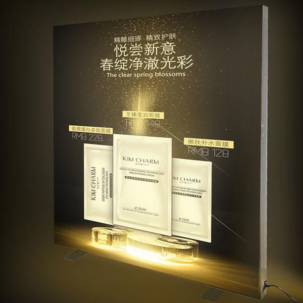 Quality Frameless Lighted Box Signs , Fabric Single Sided Display Light Box for sale