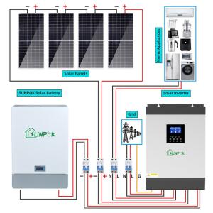 China OEM Off Grid Hybrid Solar System Kit Achieve Energy Independence Sustainability wholesale