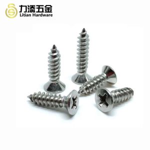 Antirust Metal Screw Fasteners , 316 Stainless Steel Self Tapping Screws