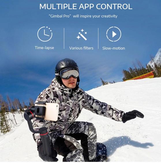 Quality Adjustable Smartphone Gimbal Stabilizer Android  Iphone Video Holder Stabilizer for sale