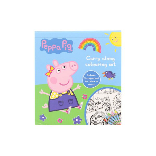 On Demand Coloring Book Printing Relaxing Stress Relieving Peppa Pig