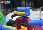 Inflatable Bouncy Slides Custom Backyard Robot Themed Inflatable Water Slide