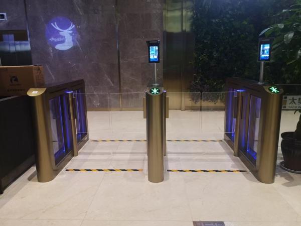 Speed Gate New Project Security Access Control System Turnstile With Golden