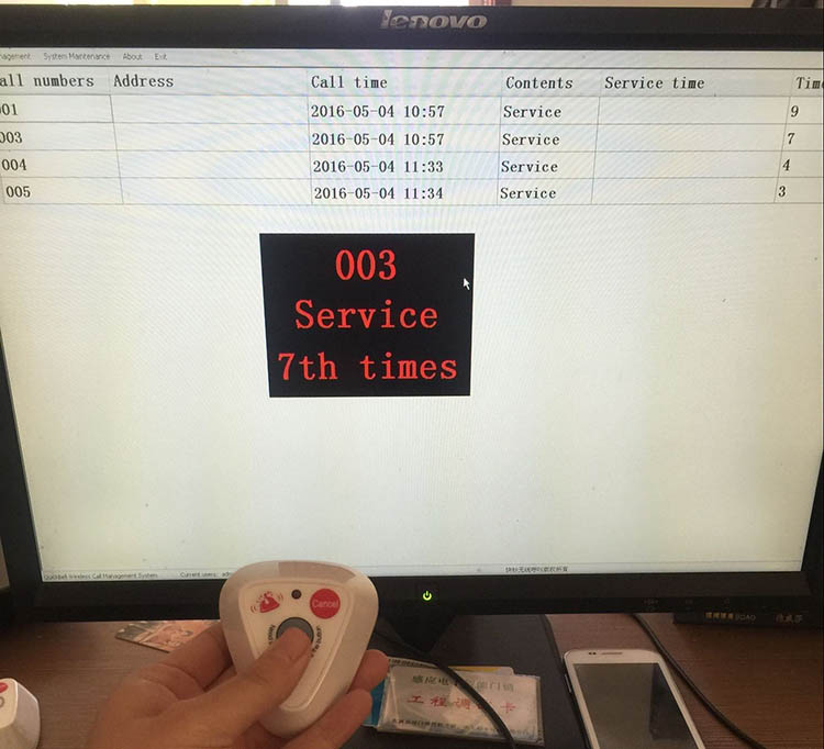 Wireless waiter call system,restaurant catering equipment