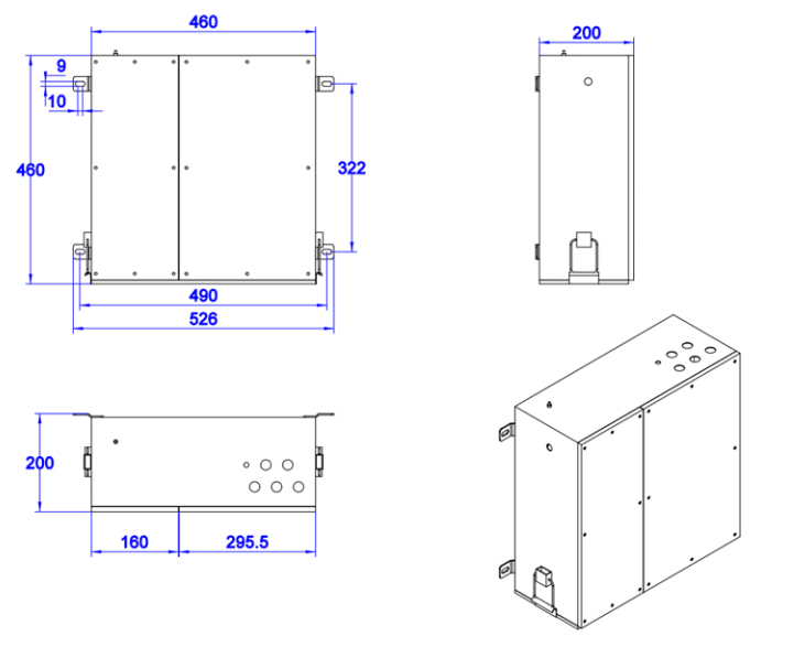 Explosion Proof Anti-Corrosion 2 In 1 12L Washer Tank System For CCTV