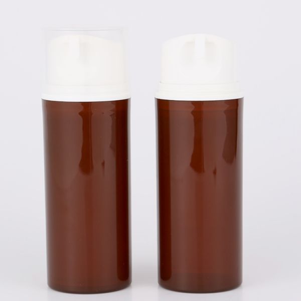 100ml Personal Skin Care Packaging Airless Bottle with PP Collar and Pump