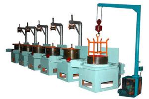 China Pulley Continuous Aluminium Wire Drawing Machine / Copper Wire Drawing Machine wholesale