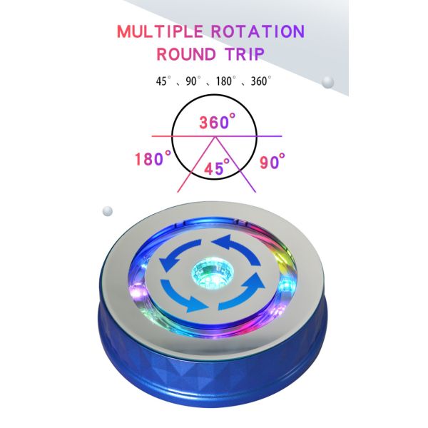 Multifunction Automatic Rotating Stand Bluetooth Speaker Musical Electric Display Stand