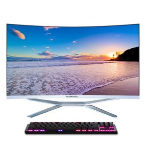 China 2- 23.6 inch Core I3 I5 I7 AIO Gamer Laptops Desktops Customized Curve Screen All-In-One PC Gaming Computer wholesale