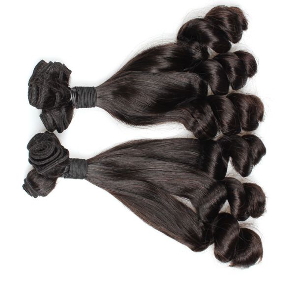 Wholesale Virgin Human Hair Etension Natural Color Indian Hair Bundles