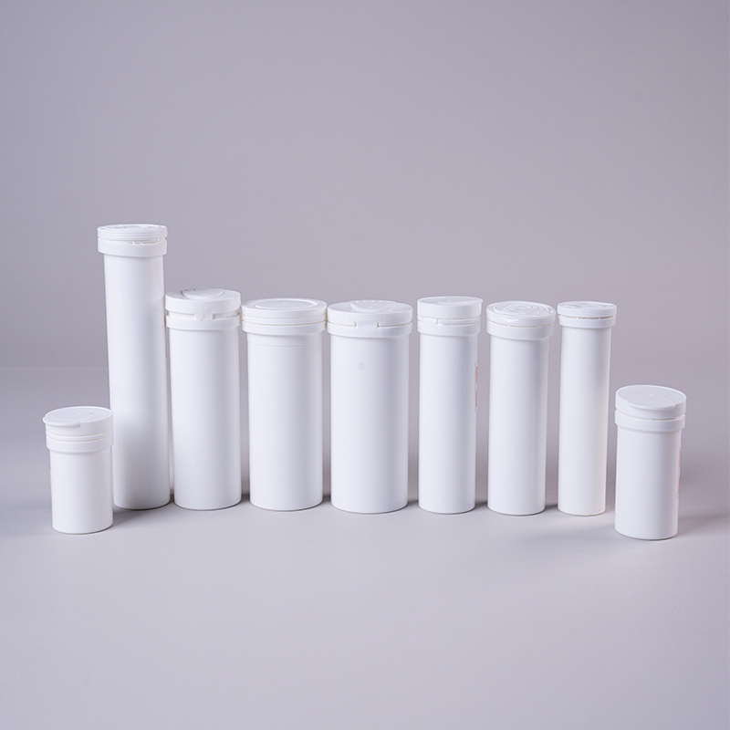 Effervescent Tablet Bottles with Cap Dry Offset Printing and Easy Cleaning
