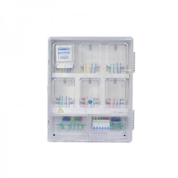 Quality GB/T7251 1 Phase 6 Way Polycarbonate Meter Box for sale