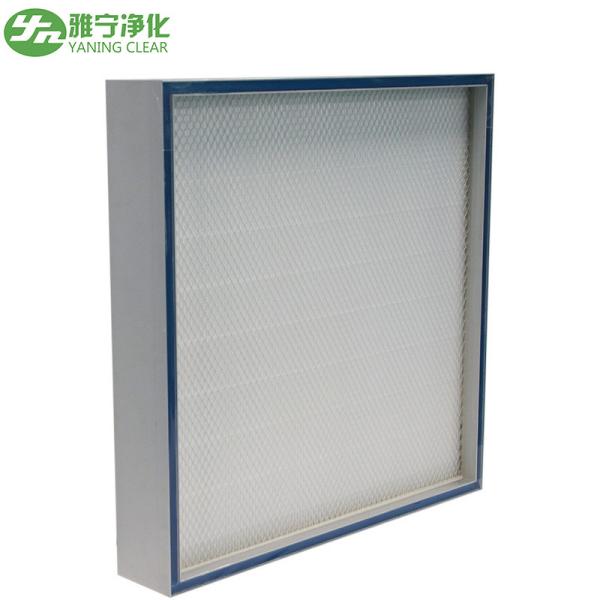 Quality 24'X24'X12' HEPA Air Purifier Filter , High Temp HEPA Filter With Top Tank Seal for sale
