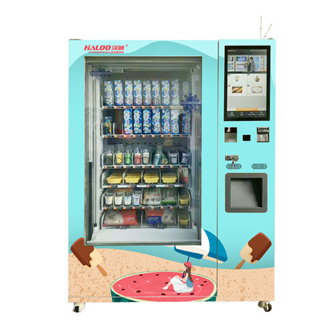 CE Certified Automatic Ice Cream Vending Machine Frozen Ice Cream Vending Machine