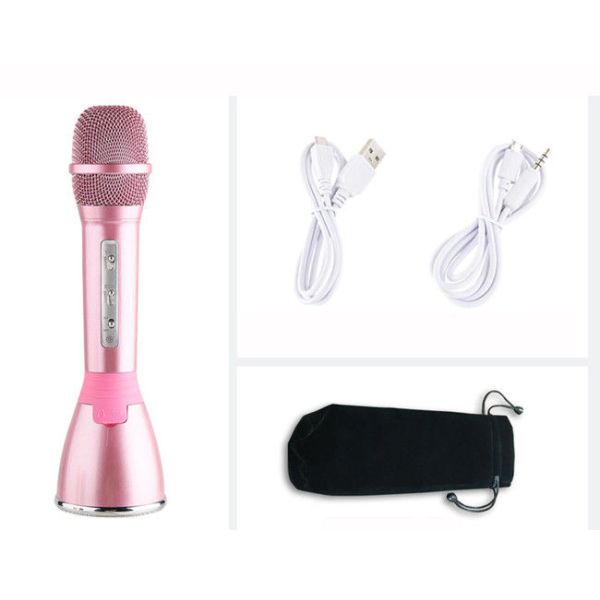 Professional Bluetooth KTV Microphone Wireless Speaker Handheld Music Player Singing Recorder