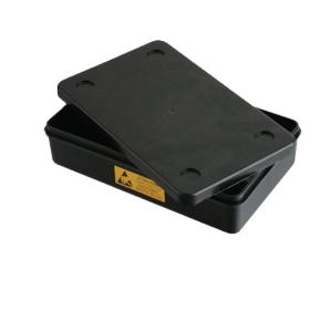 China Polypropylene Conductive ESD Packaging Materials ESD Storage Boxes With Lid wholesale