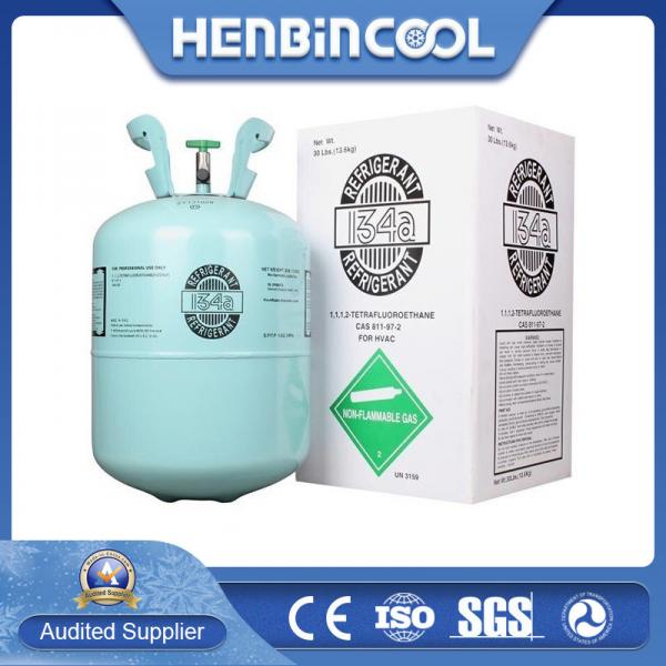 Quality 13.6kg R134A Refrigerant 30 Lb Disposable Cylinder HFC Refrigerant for sale