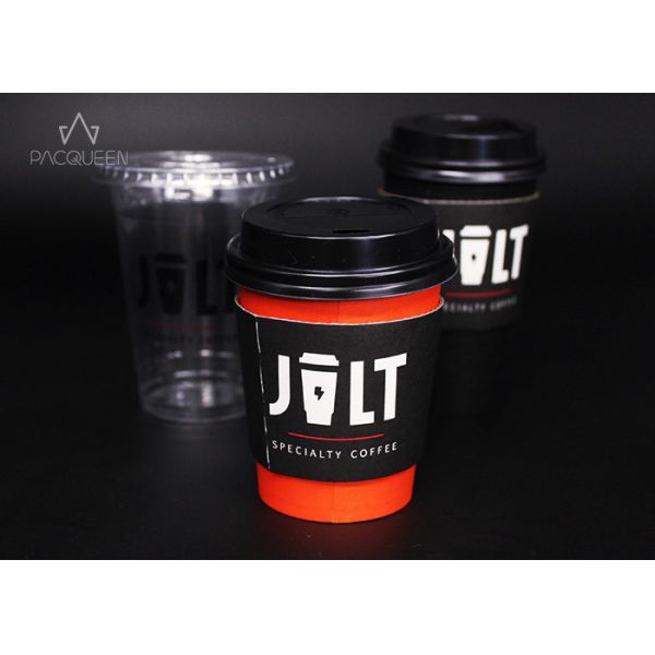 Diamond Embossed Double Wall Paper Cup , Disposable Cups For Hot Drinks