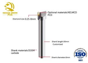 Strong Hardness Monocrystal Diamond Cutting Tools GR201744202646 Certification