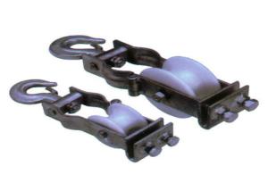 China Transmission Line Stringing Tools Single Sheave Nylon Stringing Pulley Block wholesale