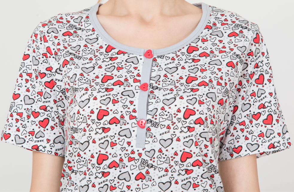 Pretty Gorgeous Ladies Night Dresses Sleepwear Round Neck Very Soft Handfeel