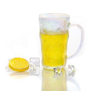 China Glacier Glass Tea Coffee Mugs For Espresso 370ml for Hotel wholesale