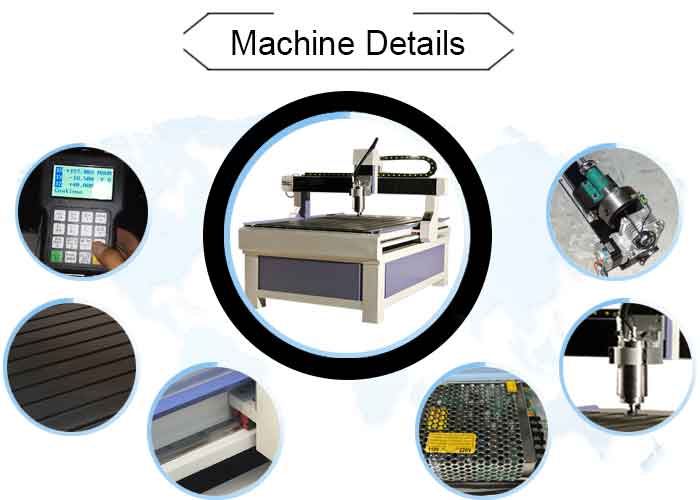 2-1 3 axis cnc router machine