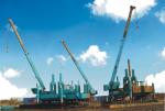 High Efficiency Hydraulic Piling Machine Rapid Speed No Noise Pollution