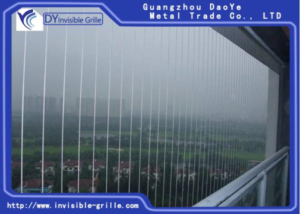 Quality Customisable Design Fixed Invisible Grille Preventing Kids Climbing Out for sale