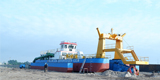Underwater Cutting Suction Dredger Leader 250mm Pipe Diameter Australian Technology Pump