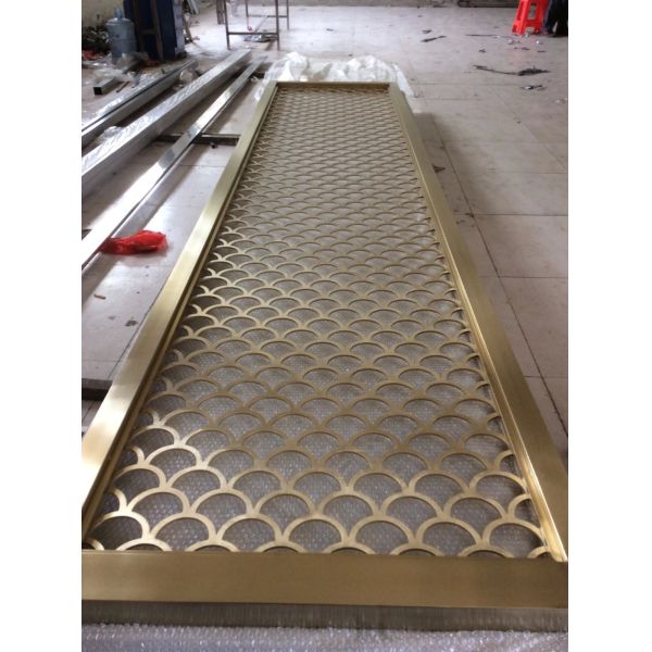 Mirror Copper Stainless Steel Room Dividers For Office/Room/Interior Decoration