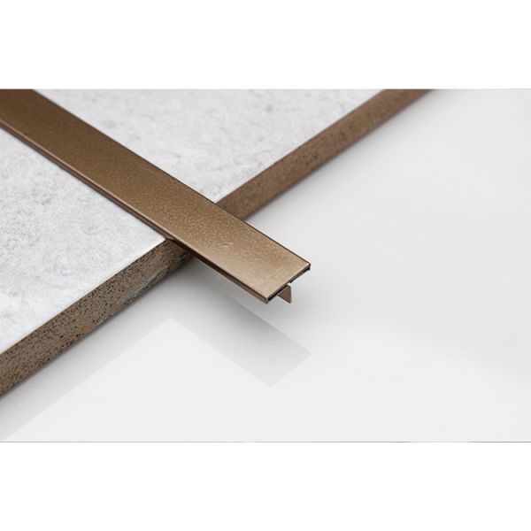 10mm Height 201 Stainless Steel Floor Edge Trim Strips ODM For Wall Decoration