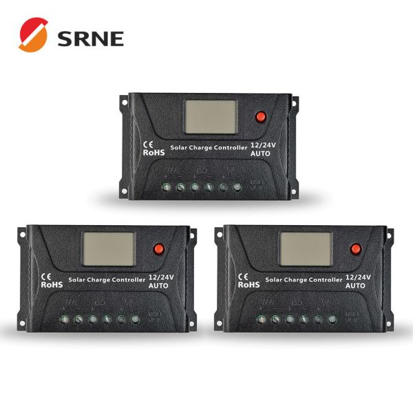 Quality Off Grid Solar Energy Controller 20 Amp PWM Solar Regulator ABS Shell Material for sale
