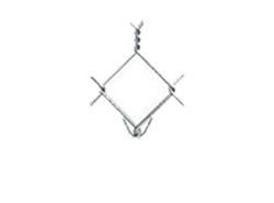 Chain Link Fence mesh 2.5" x 2.5" PVC and PE coated Orange Color Diameter 8gauge/4.00mm