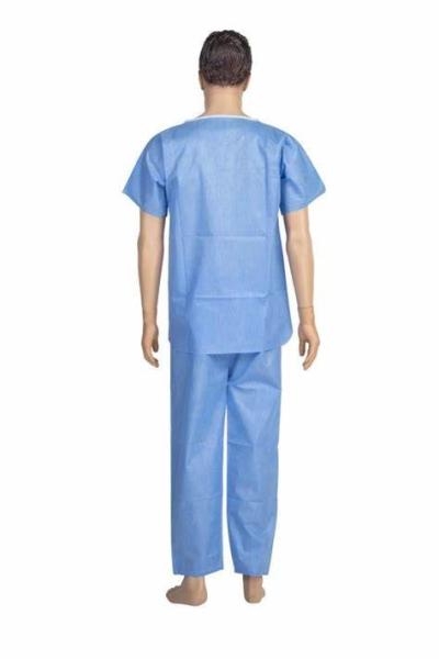 Quality Fda Isolation Cotton Blend Reusable Surgical Gown Breathable Level 4 for sale