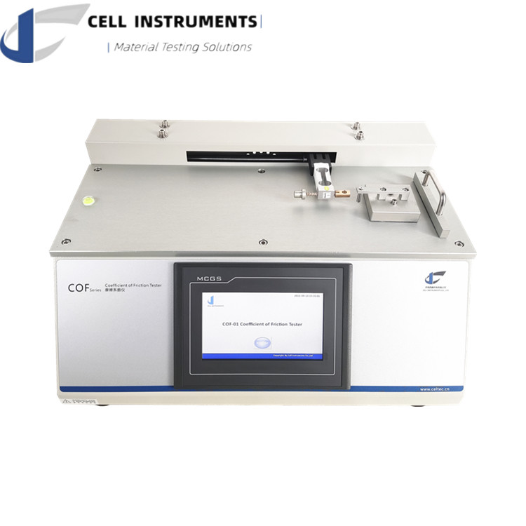 Lab Testing Equipment Coefficient of Friction Tester for pPE/LTPE/OPP/ PVC/ PPT/BOPP