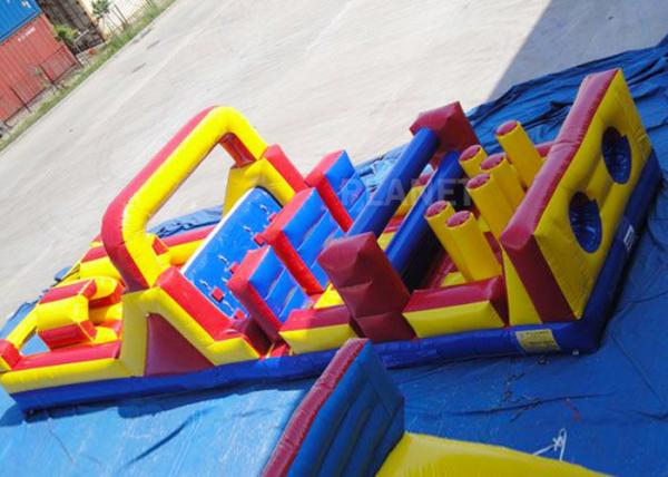 Quality 11 Meter Challenge Interactive Inflatable Outdoor Games Triple Stitched for sale