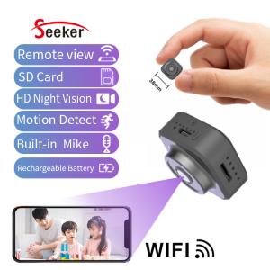 China 2021 New Design Private Model Mini wireless Smart Camera 1080P Home Wifi camera Baby Monitor Mobile Phone View wholesale