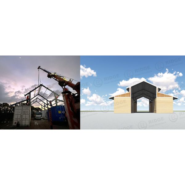 Prefab House Prefabircated Warehouse Building Material Beam Column Steel Building
