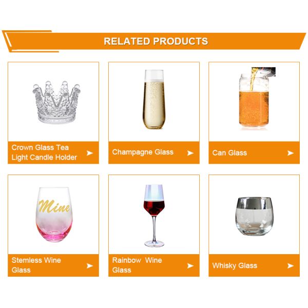 Unique Customization Thick Stem Crystal Cocktail Glasses