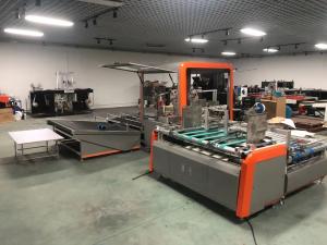 China Deshisen Folding Carton Gluing Machine 6600*2100*1600mm Electric Driven wholesale